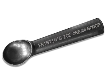 Personlig glassskopa Metallglasskopa Lasergraverad glassskopa Non-stick glassskopa Anpassad skopa --MSCP-B-100