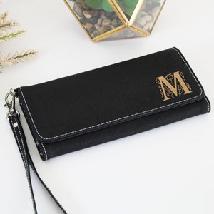 Personalisiertes Portemonnaie für Frauen Clutch Kleine Geldbörse Geschenk für Frau Geschenk für Sie Geschenk für Mama Muttertag Personalisiertes Portemonnaie für Frauen --WWAL-B-8