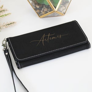 Personalisiertes Portemonnaie für Frauen Clutch Kleine Geldbörse Geschenk für Frau Geschenk für Sie Geschenk für Mama Muttertag Personalisierte Geldbörse für Frauen --WWAL-B-12