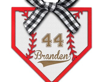Baseball Bag Name Tag, Softball Mom, Baseball Accessories, Baseball Bag Tag, Baseball Charm - Softball Bag Charm, Baseball Bag Charm