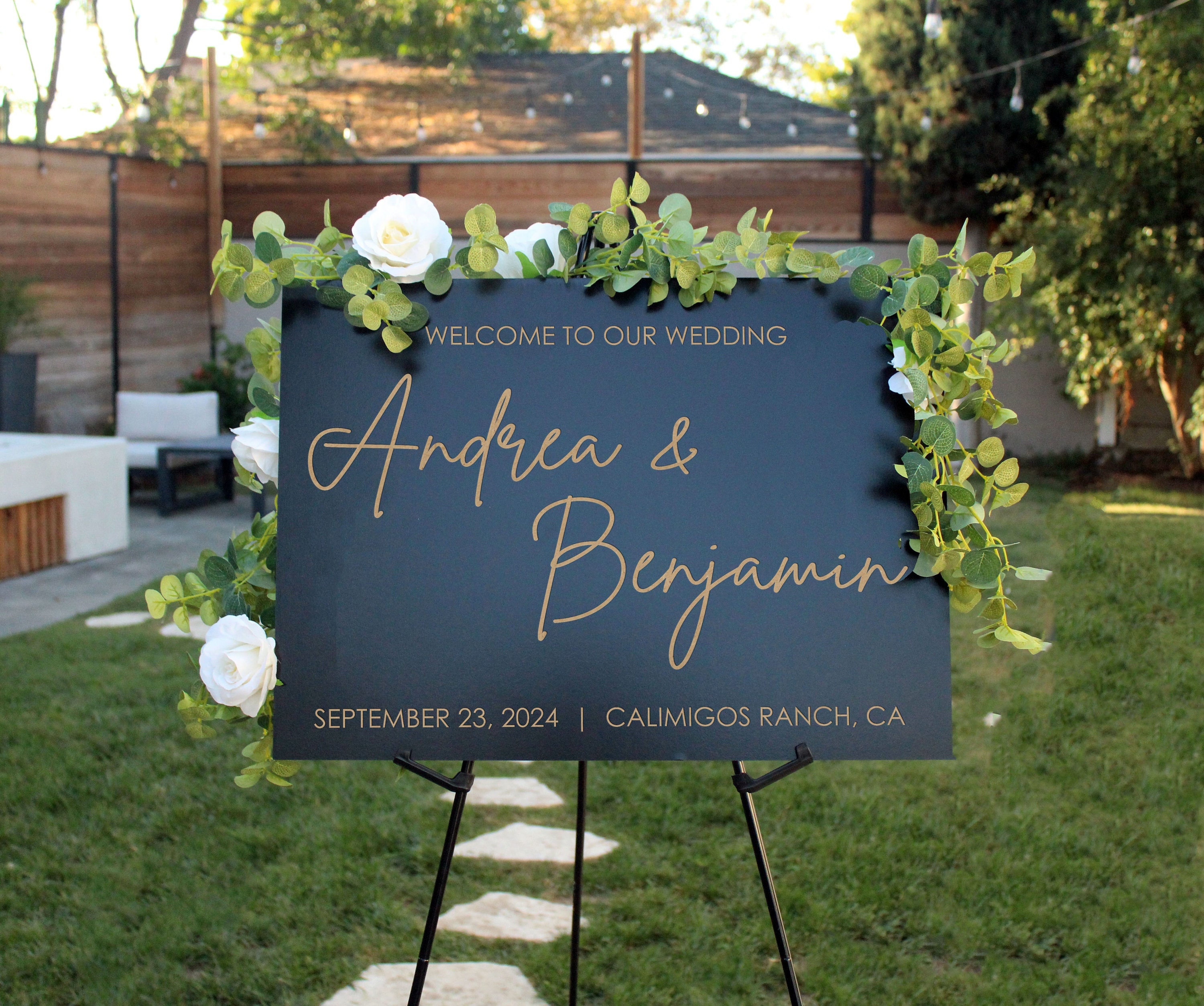 Wedding Welcome Sign Large Welcome Sign Rustic Wood Welcome - Etsy