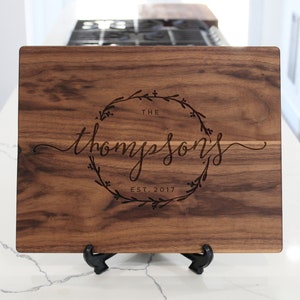 Engagement Gift Cutting Board, Personalized Cutting Board, Personalized Cheese Board, Cutting Board Wedding Gift, Housewarming Gift