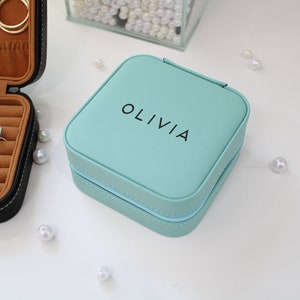 Mini Jewelry Travel Case, Small Travel Jewelry Organizer, Portable Jewelry Box Travel Mini Storage Organizer Portable Display Storage Box