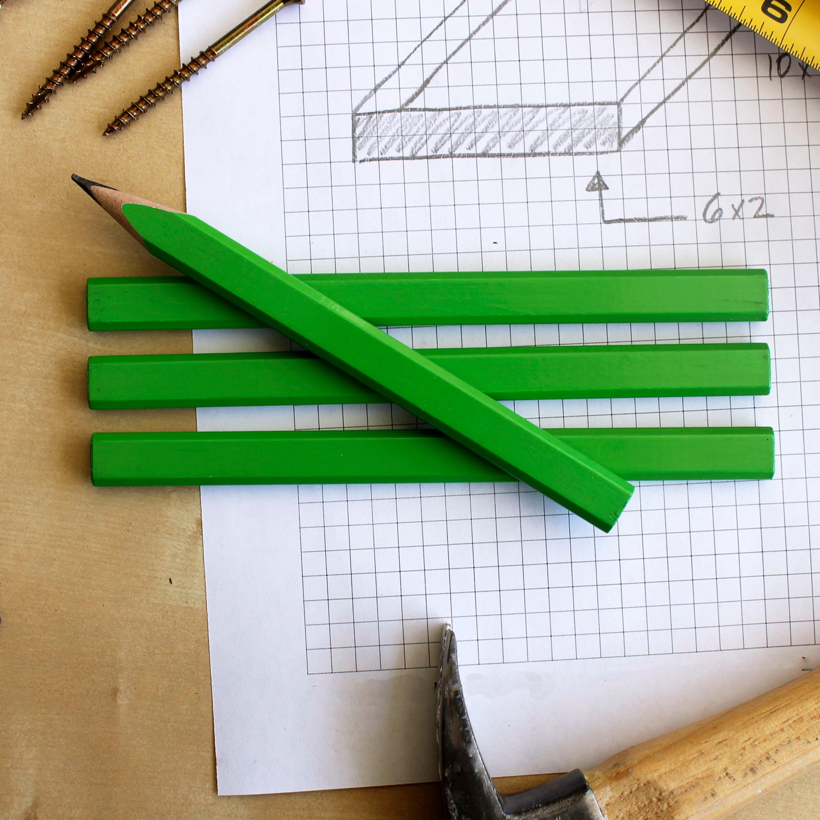 Personalized Carpenter Pencils Engraved Carpenter Pencils Etsy