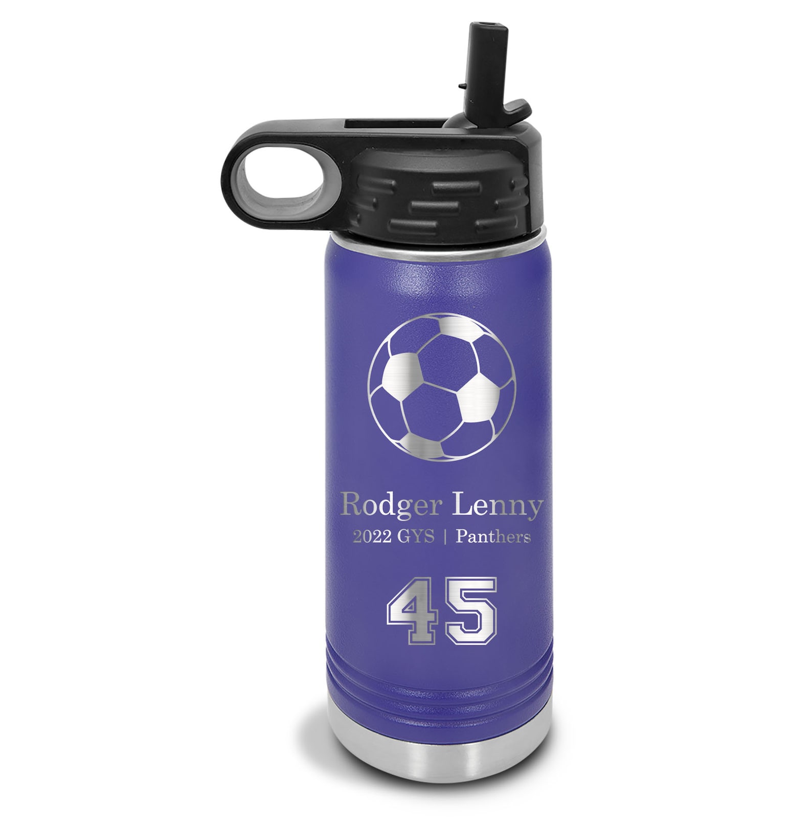 Soccer Team Water Bottles Team Metal Water Bottles Gift Soccer Etsy