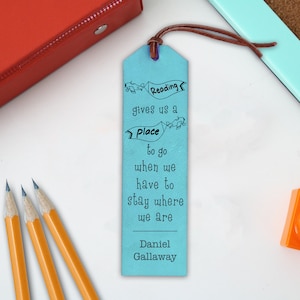 Personalisiertes Lesezeichen, Leder Lesezeichen, Gravur Leder Lesezeichen, Kinder Lesezeichen, Lesezeichen für Kinder Zurück zur Schule Geschenk Lesen