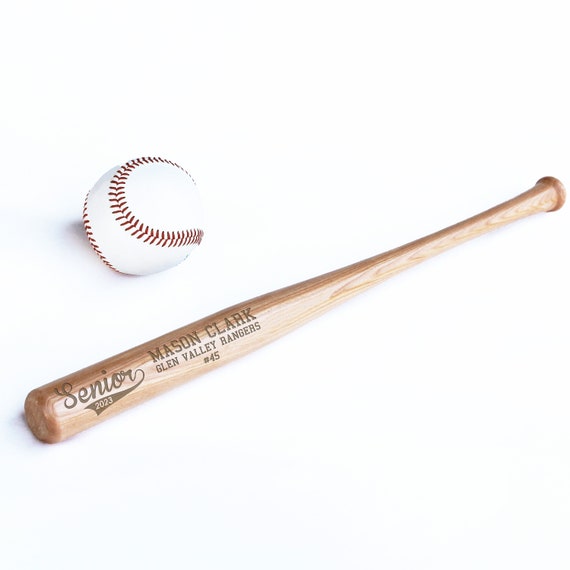 Senior Baseball Gift Bat Senior Custom Bat Personalized Senior Baseball Gift Award Trophy Little League High School Team Gift --BAT-NW-100