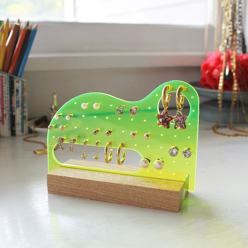 Acrylic Mini Earring Holder - Etsy