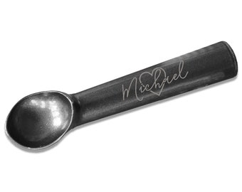 Personlig glassskopa Metallglasskopa Lasergraverad glassskopa Non-stick glassskopa Anpassad skopa --MSCP-B-100