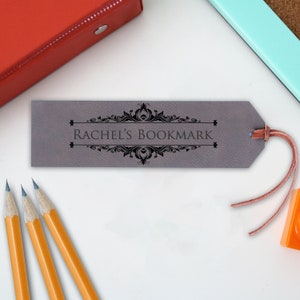 Personalisiertes Lesezeichen, Leder Lesezeichen, Gravur Leder Lesezeichen, Kinder Lesezeichen, Lesezeichen für Kinder Zurück zur Schule Geschenk Lesen