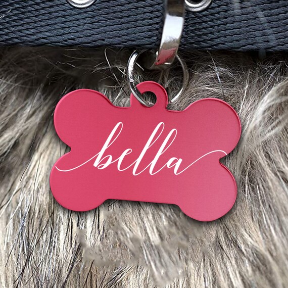 Stainless Steel Pet ID Tag-Small Double Sided Blank - Silver Paw Pet Tags