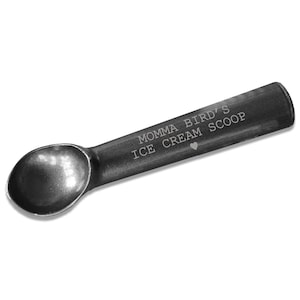 Personalized Ice Cream Scoop Metal Ice Cream Scoop Laser Engraved Ice Cream Scoop Non Stick Ice Cream Scoop Custom Scoop --MSCP-B-100