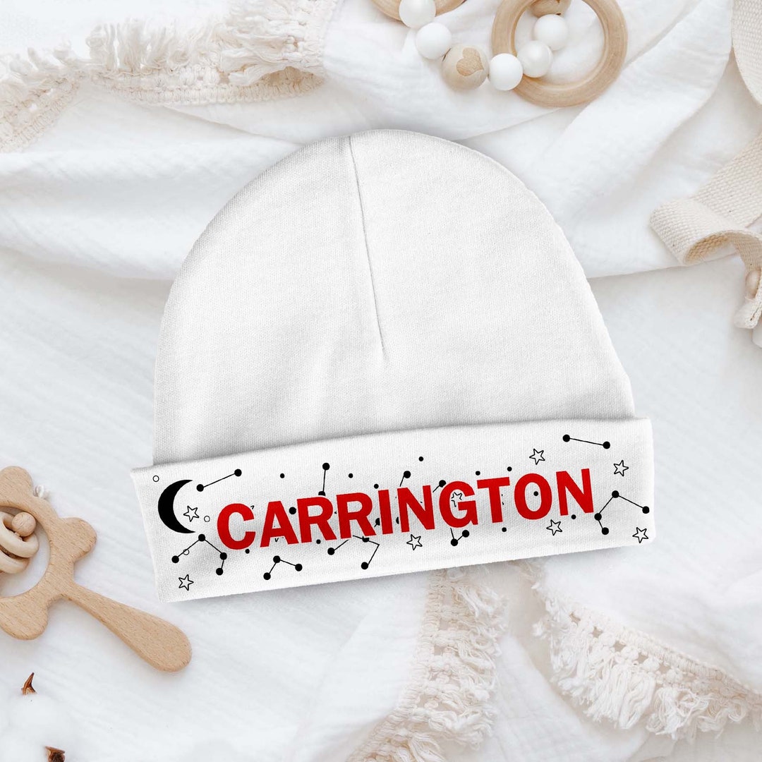 Personalize Baby Beanie With Name Custom Newborn Hat Kids Youth Child