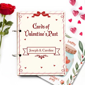 Porta biglietti di San Valentino, biglietti di San Valentino passati, porta biglietti di San Valentino personalizzato, porta biglietti di esposizione--CRDBV-SUB-9