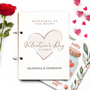 Porta biglietti di San Valentino, biglietti di San Valentino passati, porta biglietti di San Valentino personalizzato, porta biglietti di esposizione--CRDBV-SUB-10