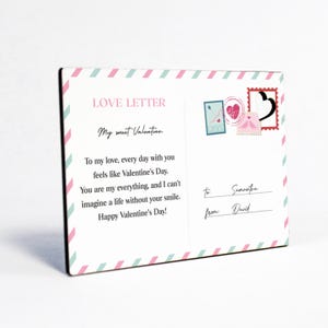 Hölzerne Liebespostkarte zum Valentinstag, Romantisches Geschenk für Frauen, Freundin Geschenke, Valentinstag Postkarte, Holz Postkarte --LPCV-sub-6