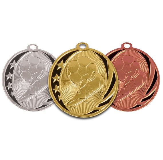 サッカーメダル サッカートロフィー 刻印入りメダル トロフィー