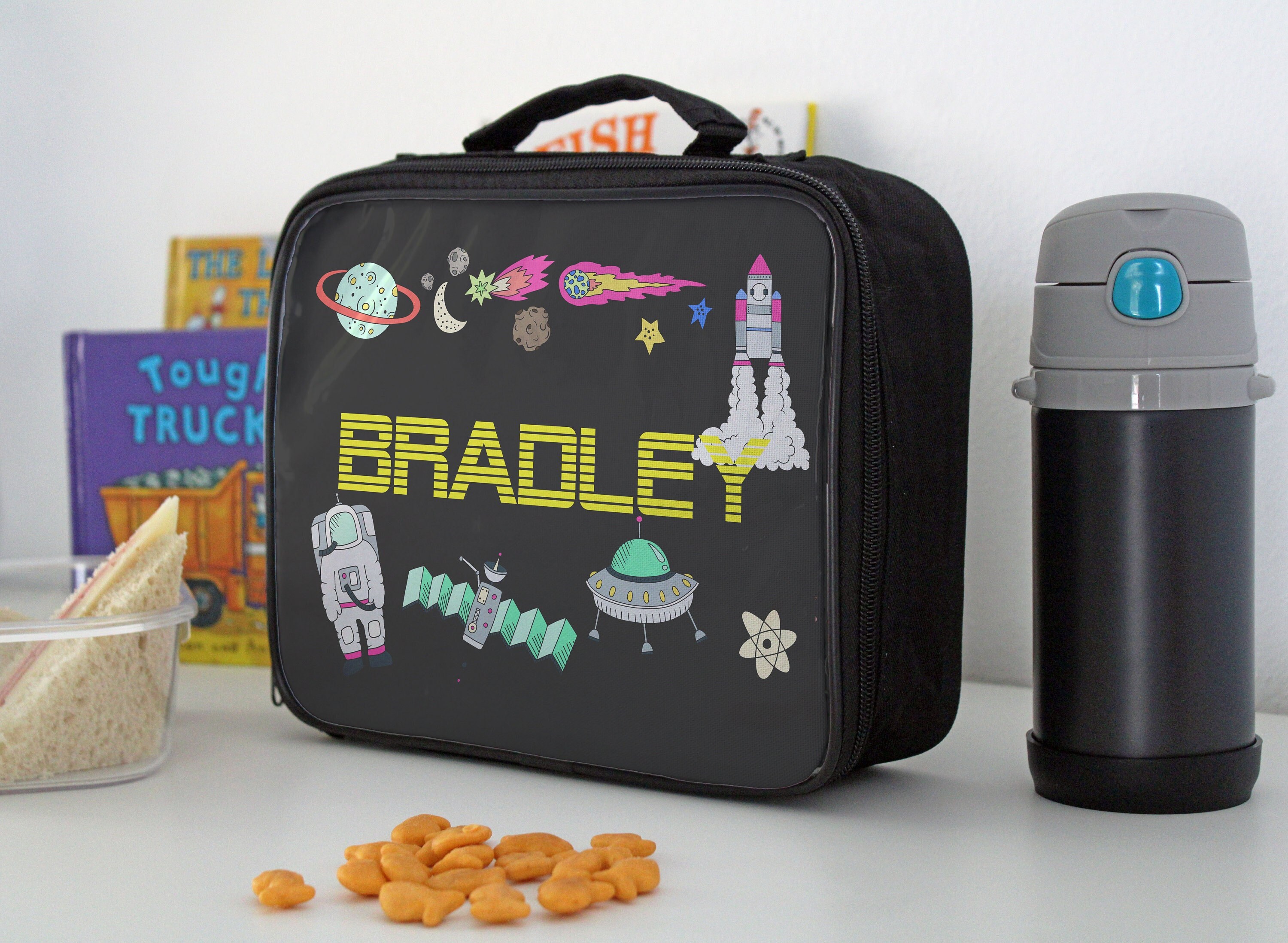 Outer Space Rockets Kids Lunch Box – MY LITTLE ASTRONAUT