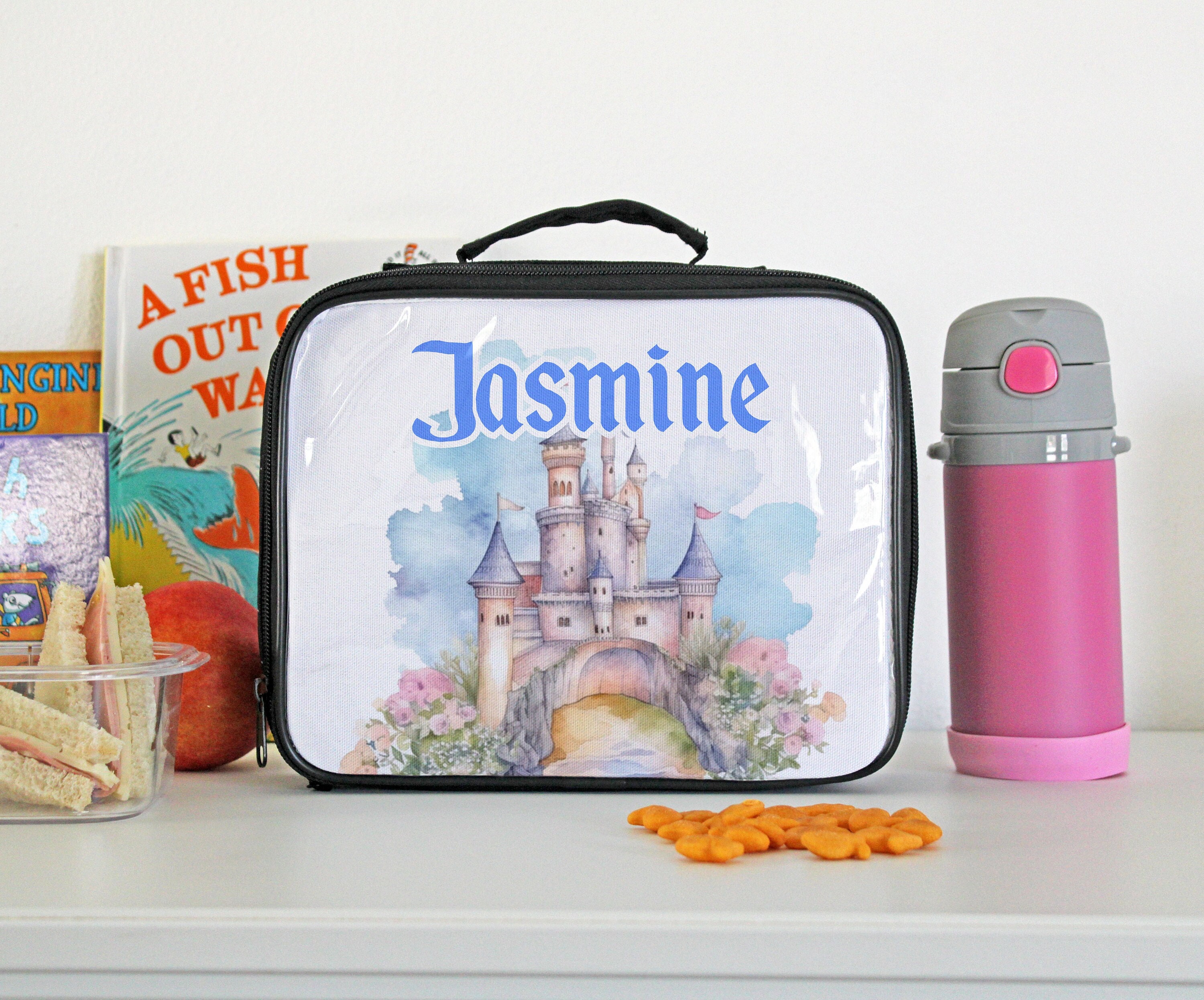 Princess Castle Personalized Kid's Lunch Box Lunch Box 