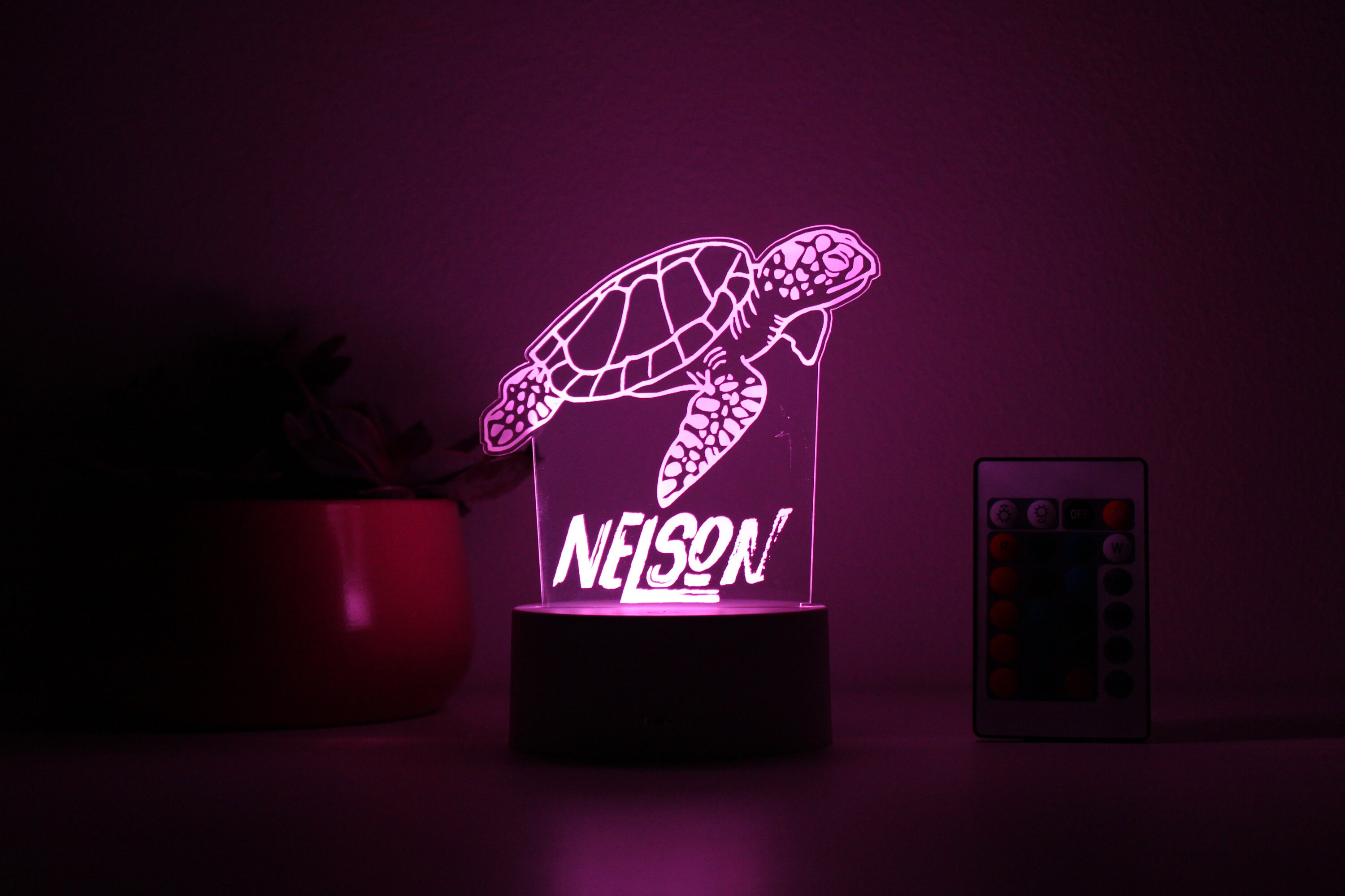 Sea Turtle Night Light Personalized Night Lights Kids Night Etsy