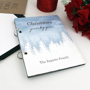 Porta biglietti di Natale, biglietti del Natale passato, porta biglietti di Natale personalizzati, contenitore per esposizione biglietti, album biglietti --CRDB-SUB-ZAPPATO