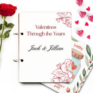 Porta biglietti di San Valentino, biglietti di San Valentino del passato, porta biglietti di San Valentino personalizzato, porta biglietti di esposizione--CRDBV-SUB-100