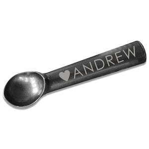 Personalized Ice Cream Scoop Metal Ice Cream Scoop Laser Engraved Ice Cream Scoop Non Stick Ice Cream Scoop Custom Scoop --MSCP-B-100