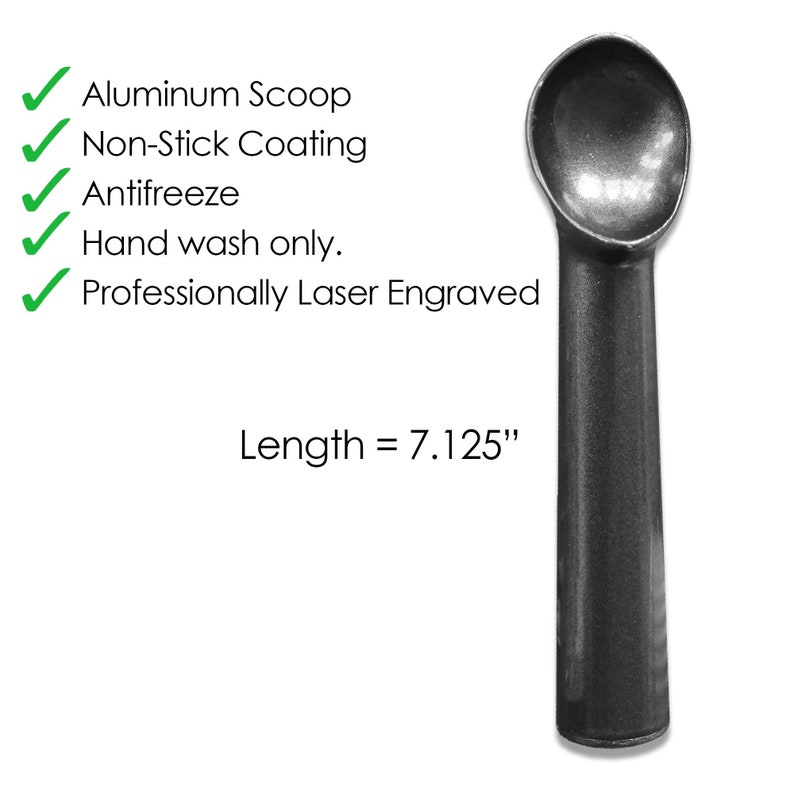 Personalized Ice Cream Scoop Metal Ice Cream Scoop Laser Etsy
