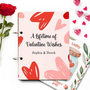 Porta biglietti di San Valentino, biglietti di San Valentino del passato, porta biglietti di San Valentino personalizzato, porta biglietti di esposizione --CRDBV-SUB-5
