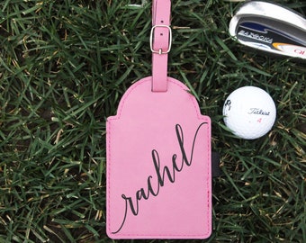 Personalized Golf Bag Tag, Golf Tee Set, Girl Golfer, Women Golfing Gifts, Golfing Gift, Mother's Day Gifts Personalized Golf Gifts --GTB-17