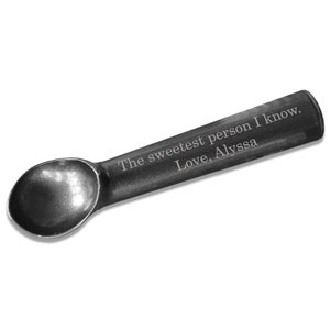 Personalized Ice Cream Scoop Metal Ice Cream Scoop Laser Engraved Ice Cream Scoop Non Stick Ice Cream Scoop Custom Scoop --MSCP-B-100