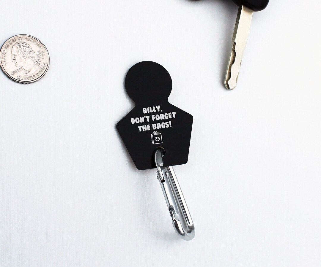 Personalized Shopping Cart Keychain Custom Buggy Cart Coin Etsy