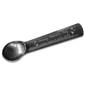 Personalized Ice Cream Scoop Metal Ice Cream Scoop Laser Engraved Ice Cream Scoop Non Stick Ice Cream Scoop Custom Scoop --MSCP-B-100