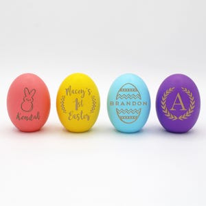 Personalisiertes Osterei, Holz Osterei individuell, Osterkorb Geschenk Personalisiertes Ostergeschenk 2023 Ostergeschenk Ideen Kinder Ostern --EI-NW-ABC