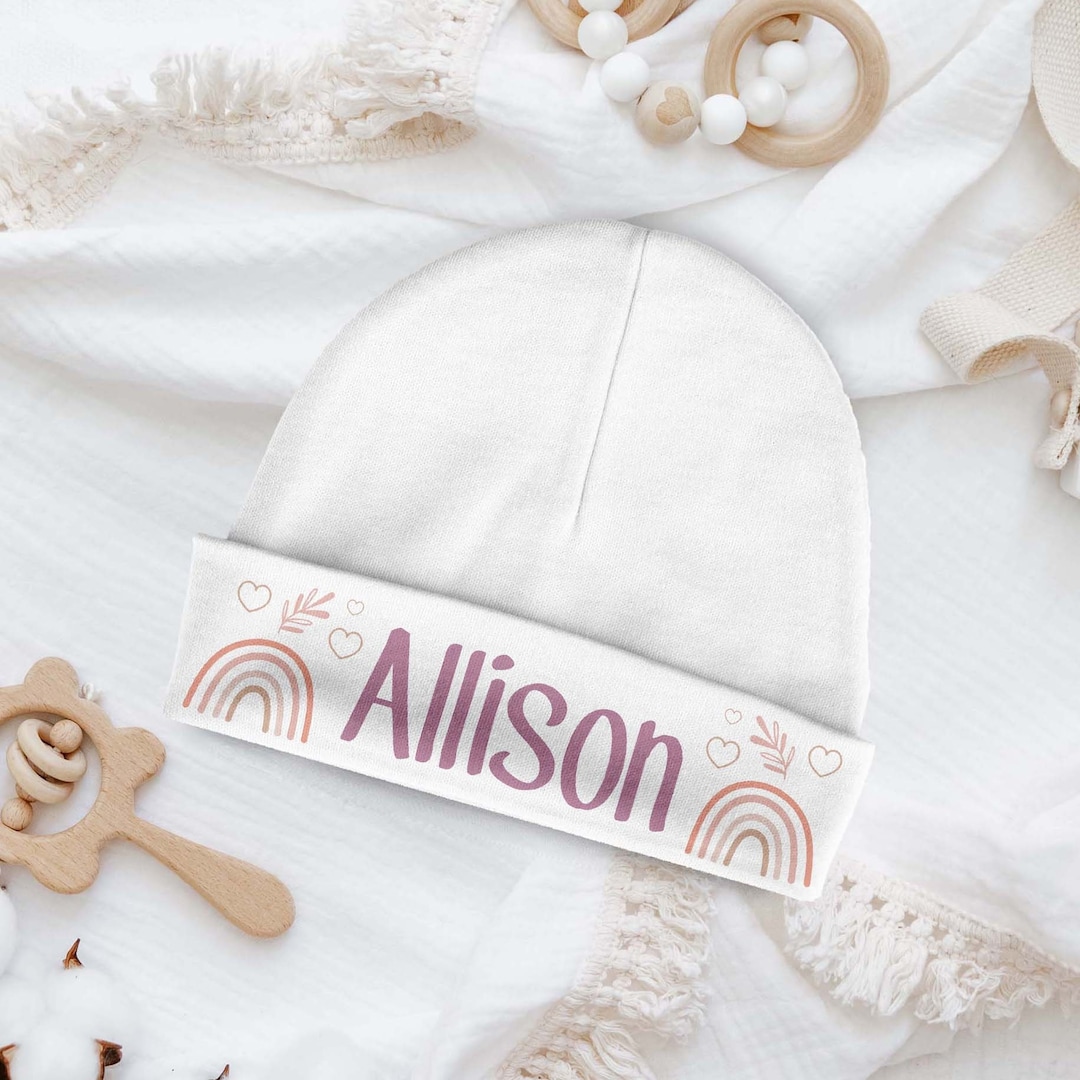 Personalized Baby Hat | Personalized Newborn Hat | Custom Baby Boy and ...
