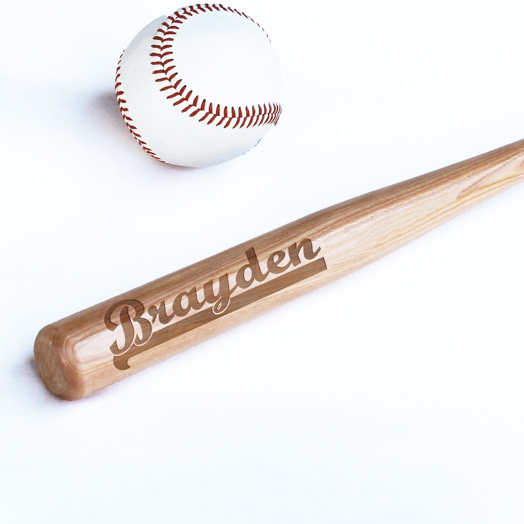 Mini Baseball Bat Laser Engraved Custom Bat Personalized Engraving Baseball Award Trophy Bat