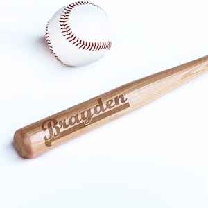 Midwest Slugger Wood Baseball Bat & Ball