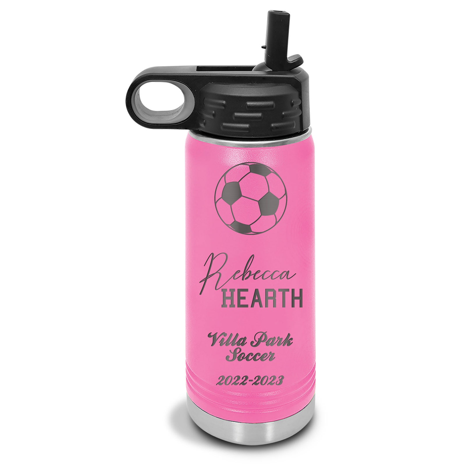 Soccer Team Water Bottles Team Metal Water Bottles Gift Soccer Etsy