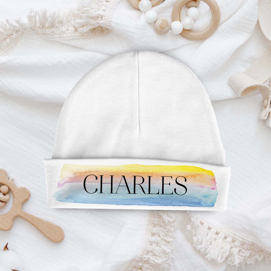 Personalized Baby Hat | Personalized Newborn Hat | Custom Baby Boy and ...