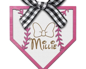 Baseball Bag Name Tag, Softball Mom, Baseball Accessories, Baseball Bag Tag, Baseball Charm - Softball Bag Charm, Baseball Bag Charm
