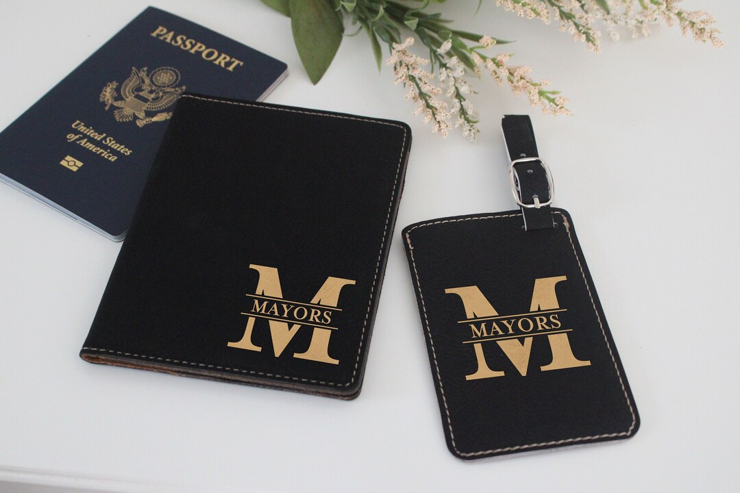 Personalized Passport and Luggage Tags Custom Luggage Tags and Passport