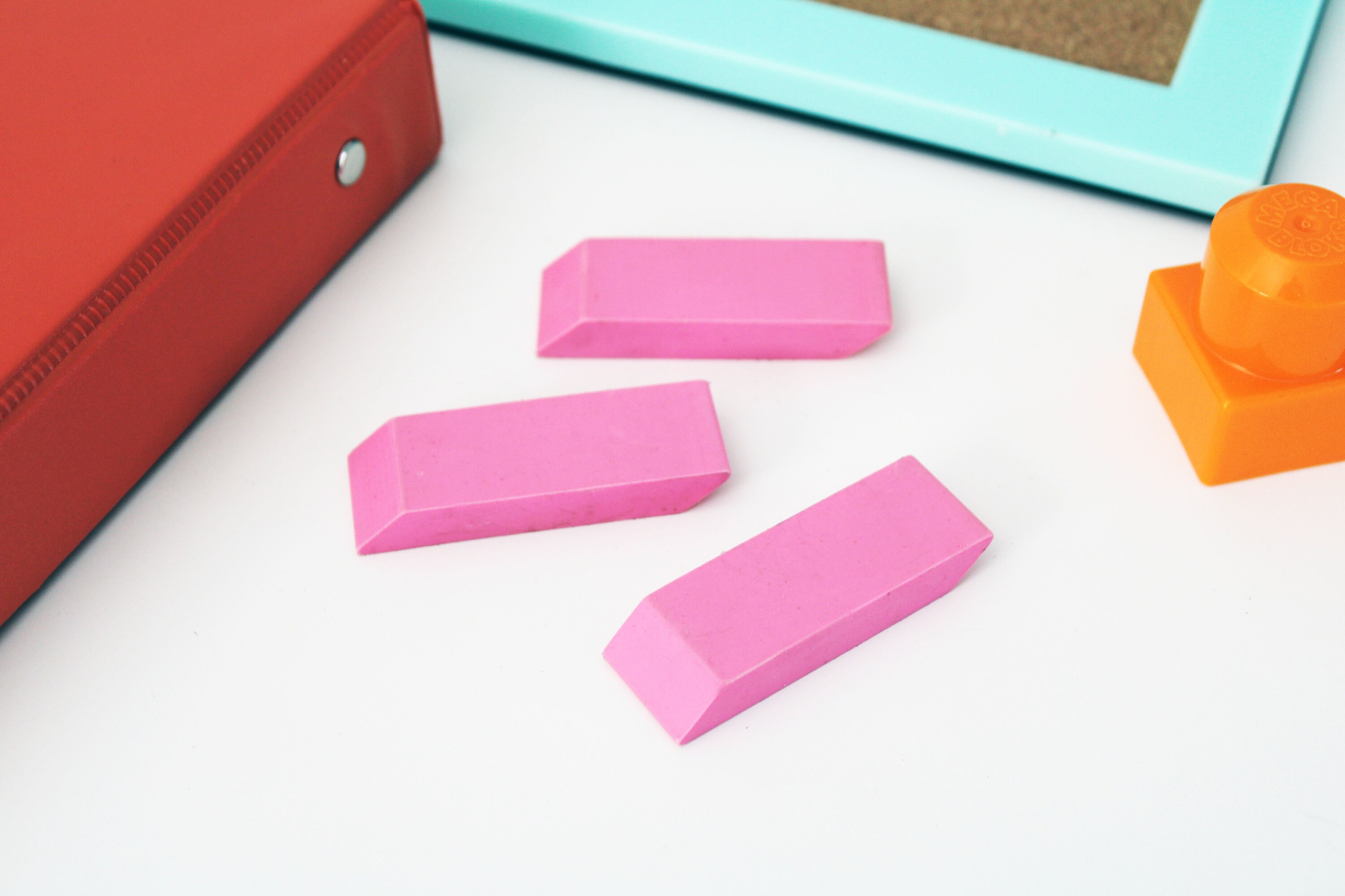 Personalized Set of 3 Erasers, Rubber Erasers, Back to School Gifts ...