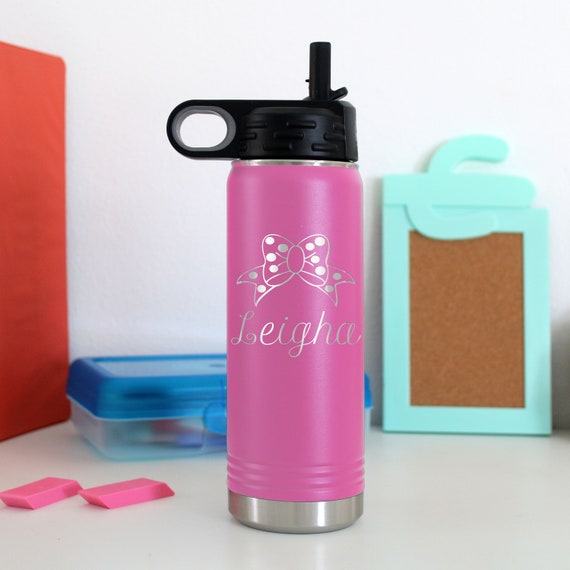 20 oz Kids Straw Water Bottle