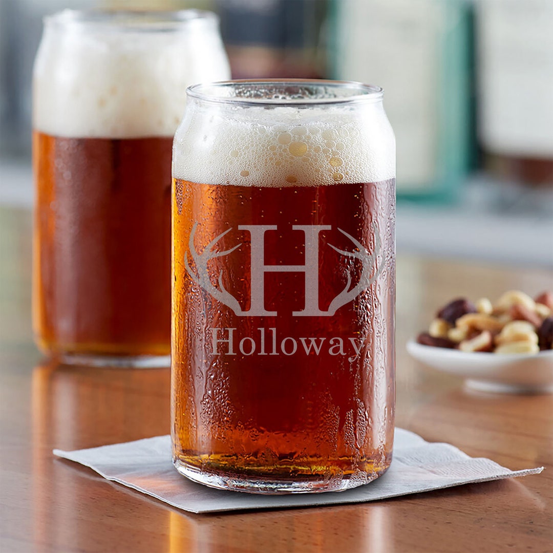 Personalized Beer Can Glass, Beer Glass, Birthday Gifts for Men, Beer ...