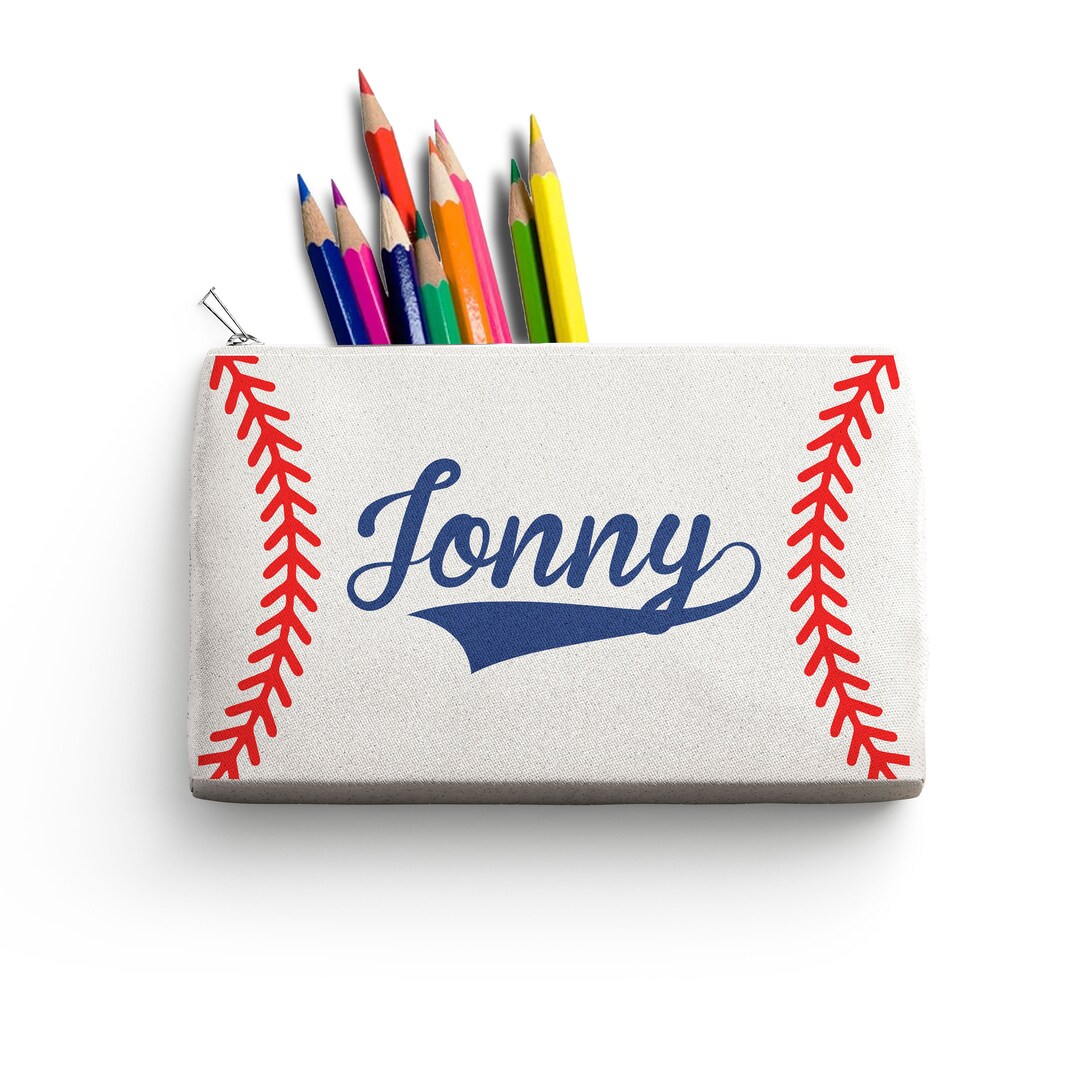 Personalized Pencil Bag Custom Pencil Bag Customized Pencil Etsy