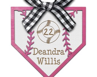 Baseball Bag Name Tag, Softball Mom, Baseball Accessories, Baseball Bag Tag, Baseball Charm - Softball Bag Charm, Baseball Bag Charm