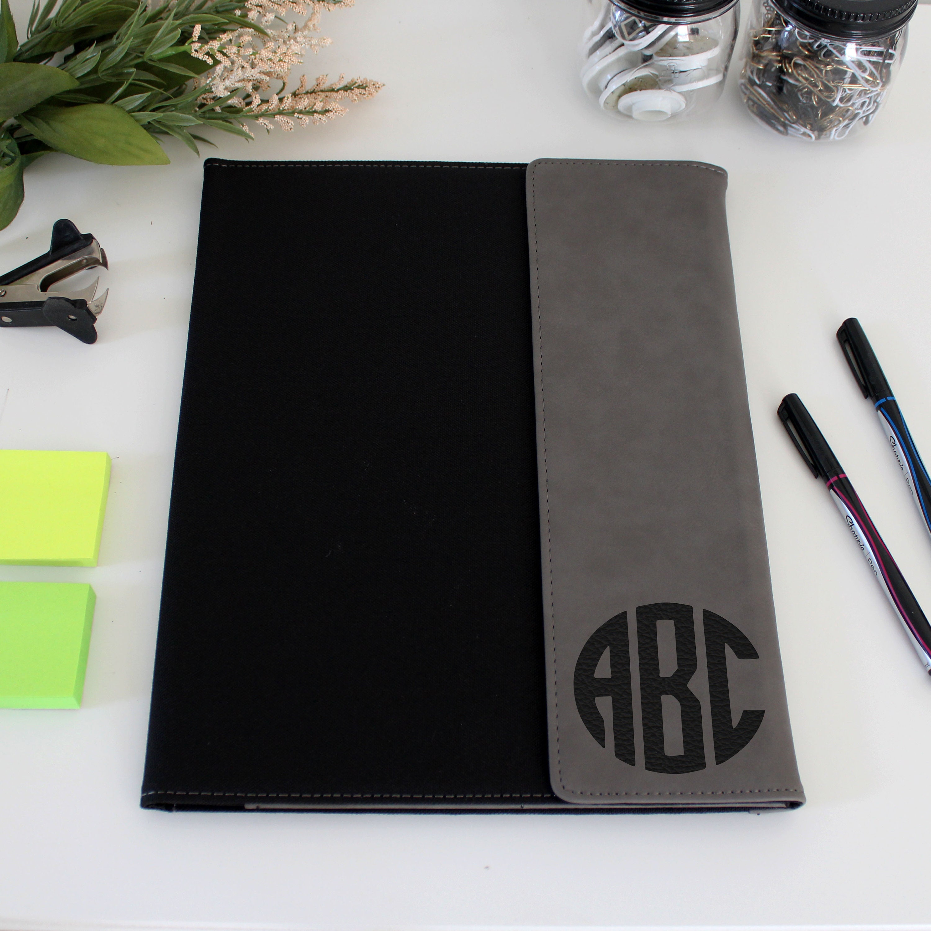 Personalized Leather Notepad Custom Engraved Leather Notepad Notepad ...