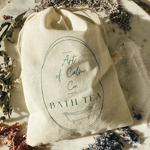 Bath Tea Blend | Relaxing Spa Gift | Rose & Lavender | Valentine&#39;s Day Gift | Bridesmaid Gift | Aromatherapy Epsom | No Fragrance | 5 oz