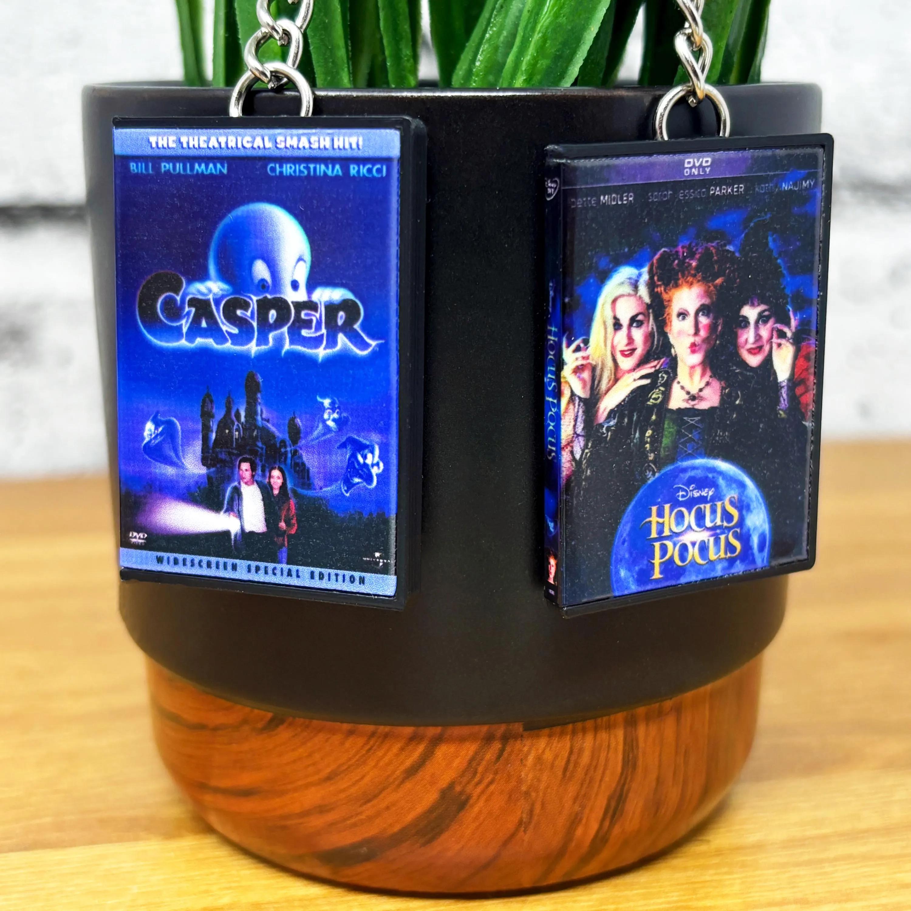 Halloween Movies – Mini DVD Keychain, Miniature Film Cover Art Case ...