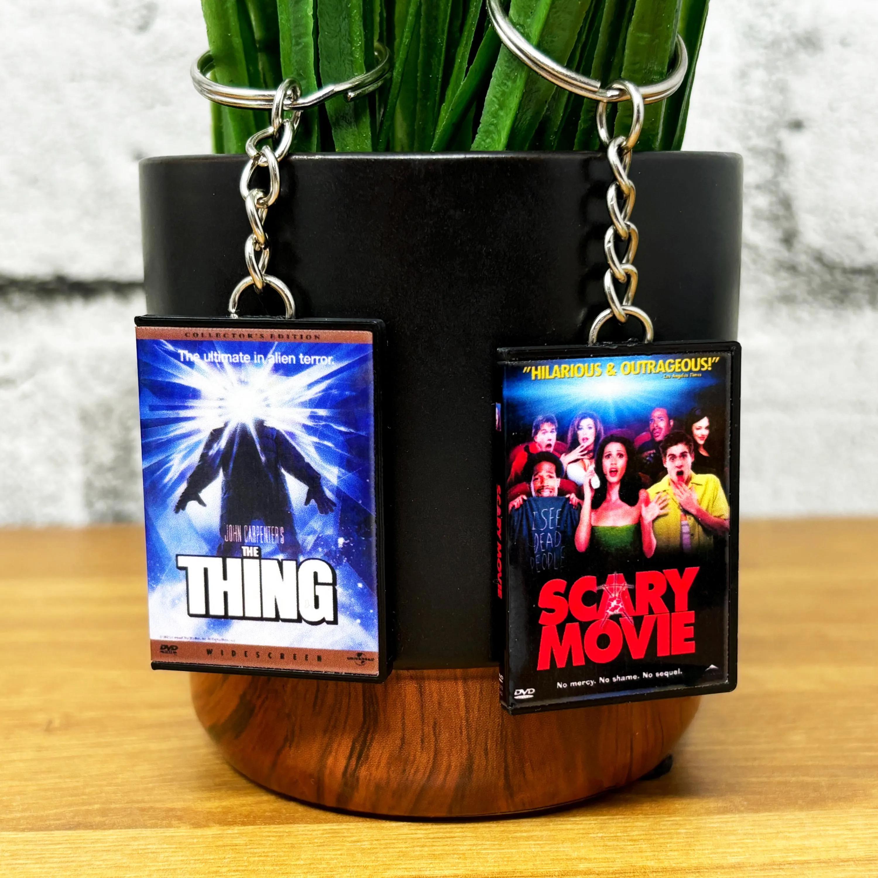 Horror Movies (R-Z) – Mini DVD Keychain, Miniature Film Cover Art Case ...
